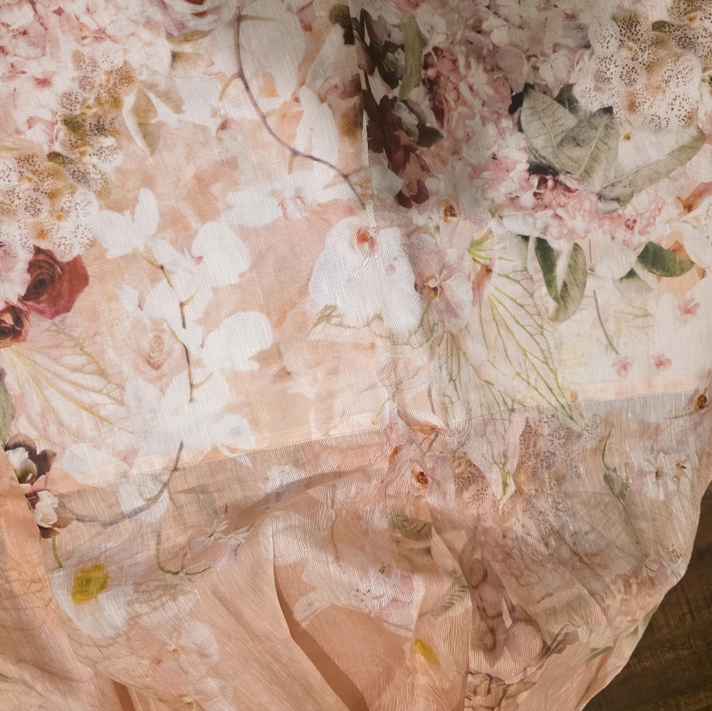 Zimmermann Blush Floral Midi Skirt - Picture 6 of 8